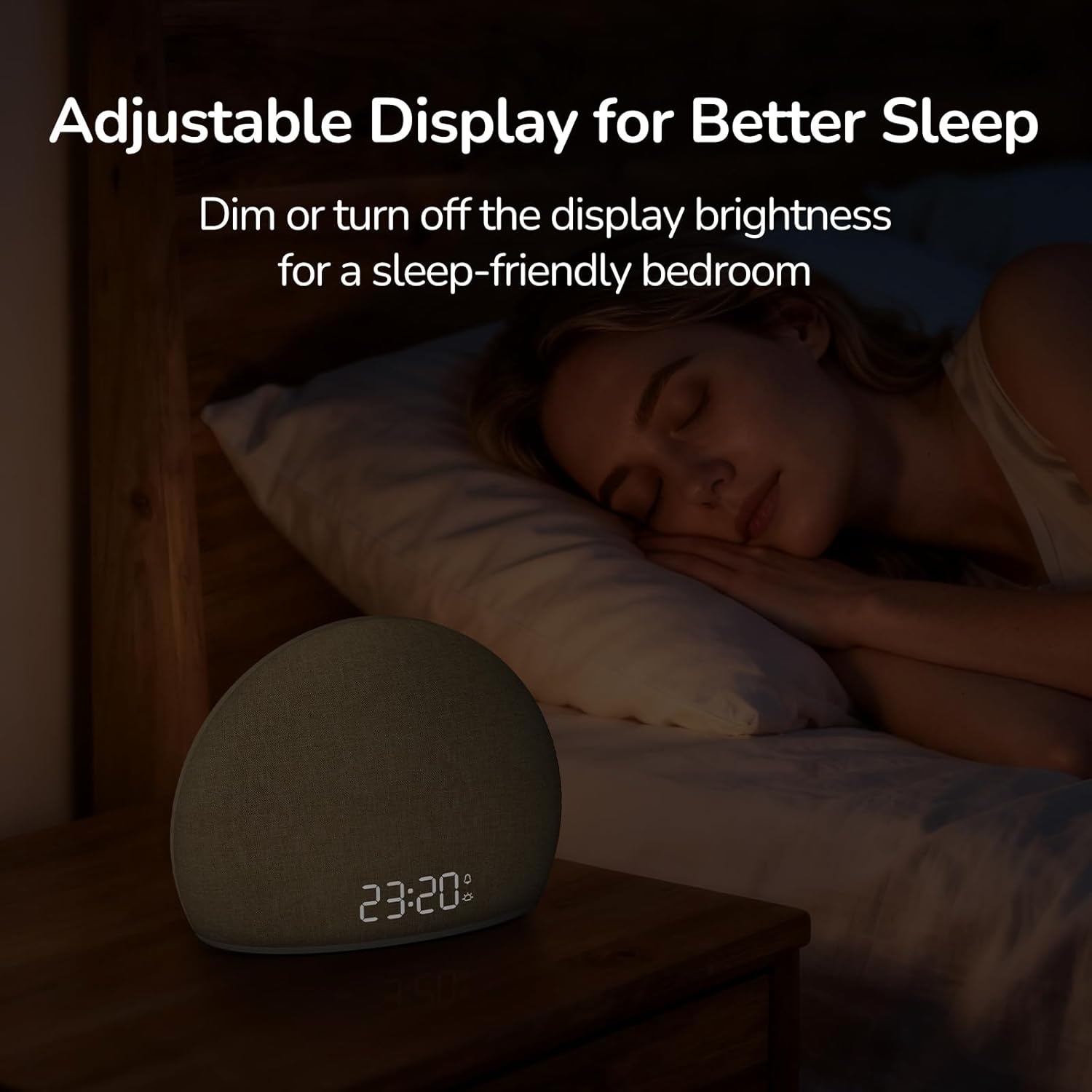 HOUSBAY Sunrise Alarm Clock Radio for Bedroom – Wake Up Naturally with Gentle Light & Nature Sounds, Relax with Bluetooth Speaker & Night Light